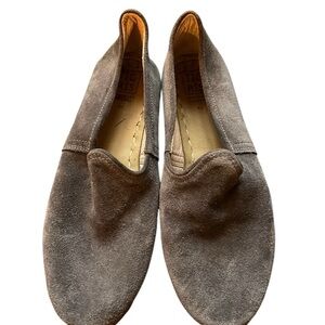 Tigris Men's Gray Suede Slip-On Shoes, size 42